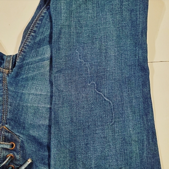 Hart Lace Up Flare Denim Size 26 - Picture 6 of 8